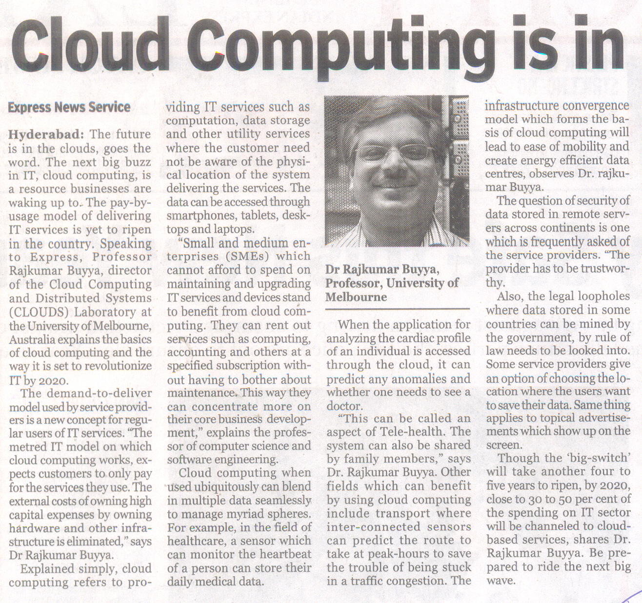 Cloud computing case studies india